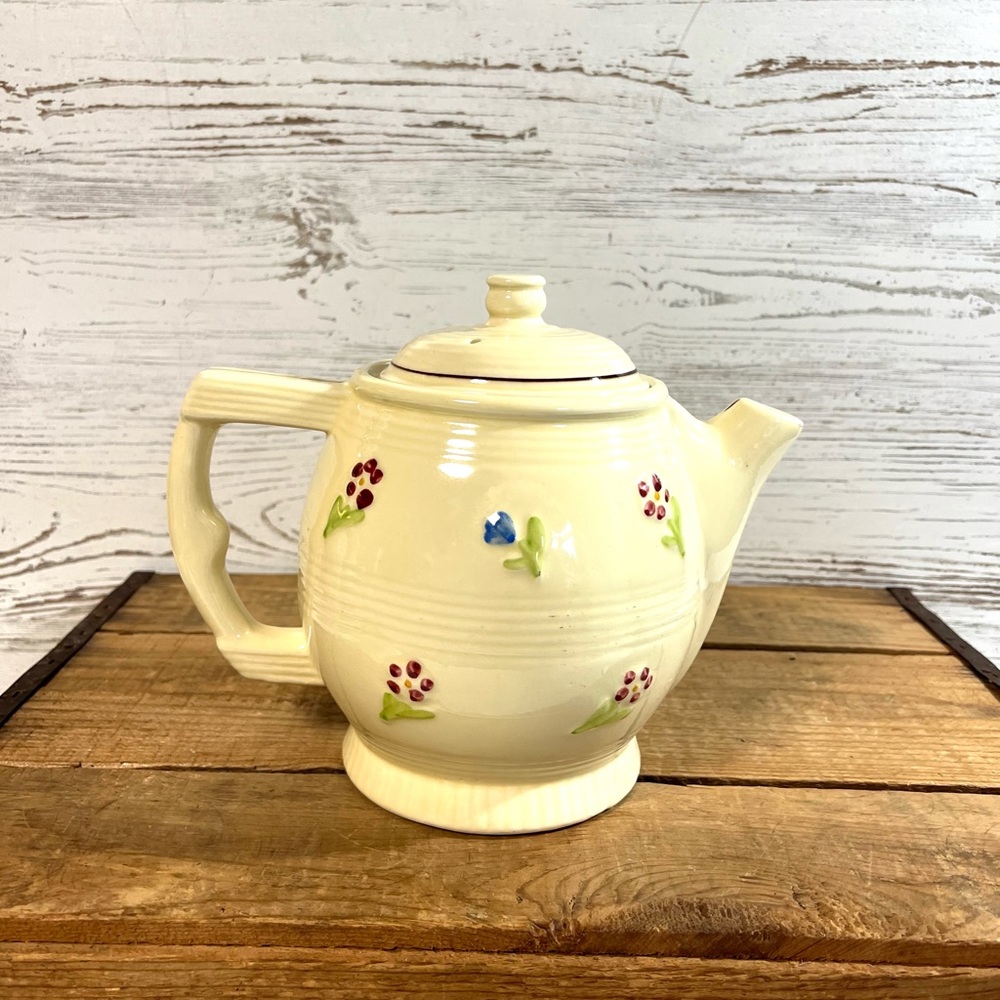 Vintage thermo proof coffee pot fraunfelter tea decor ceramic